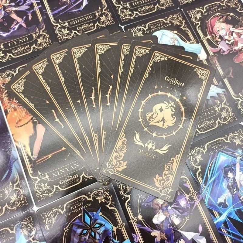 Genshin Impact New Limited Card Creativity High Beauty Cartoon لطيف ورائع وسيم في مجموعة جديدة من المشاهير عبر الإنترنت