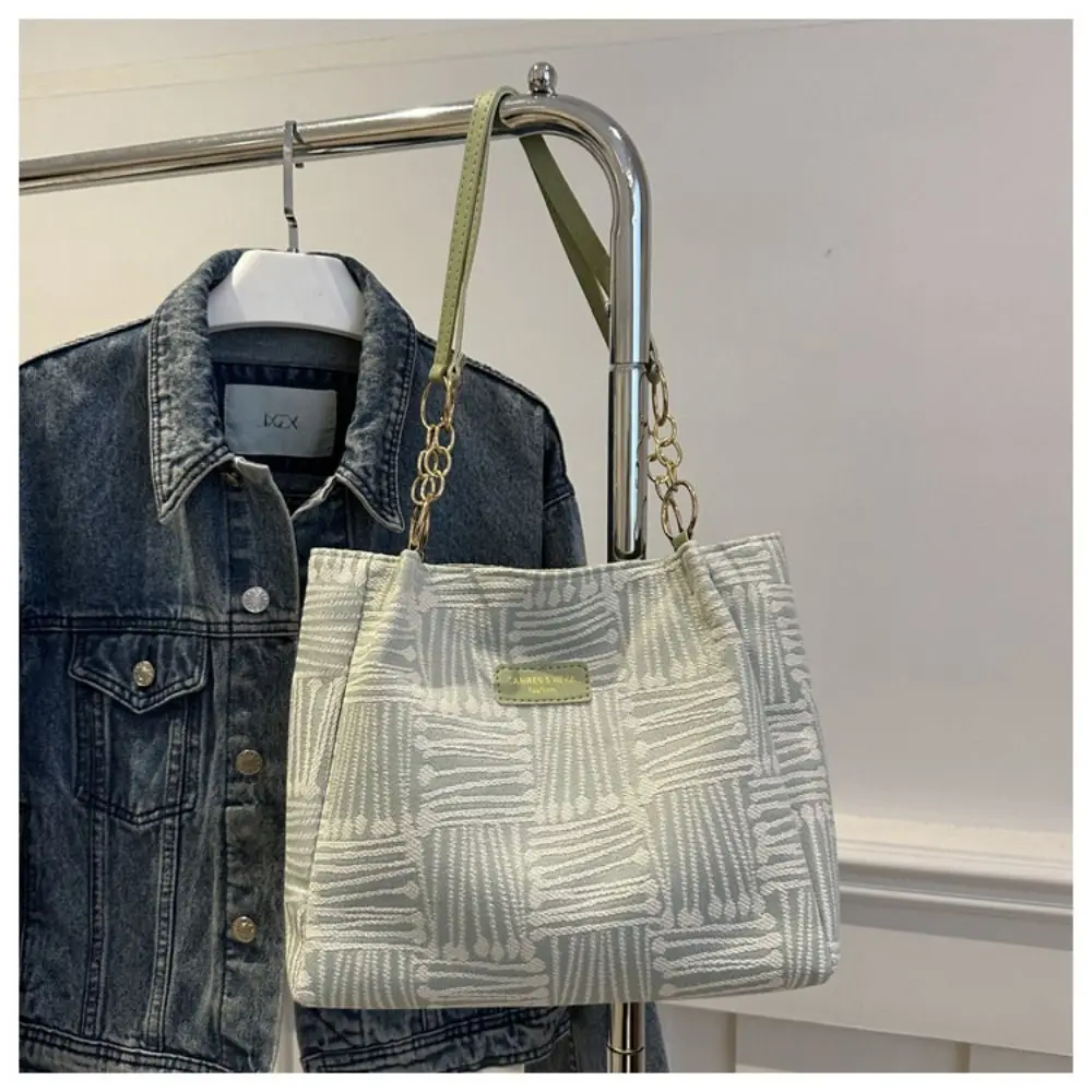 Прочная парусиновая сумка через плечо, повседневная большая сумка большой емкости, сумка для покупок