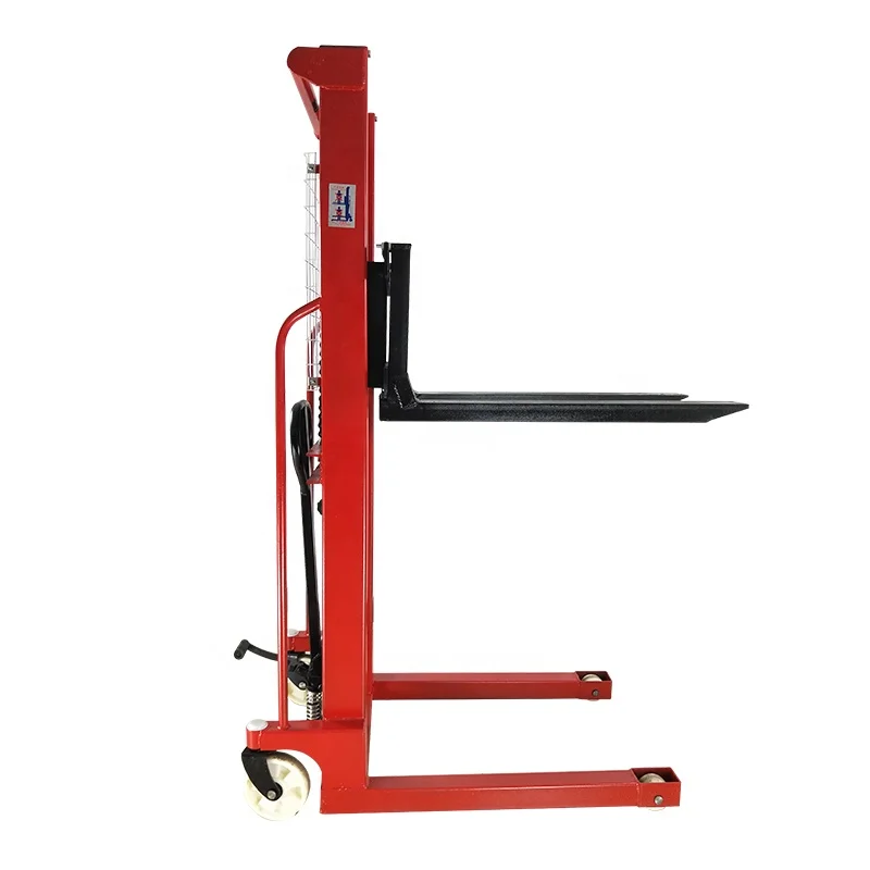 2 Ton 14# Joist Material Steel Hydraulic Manual Pallet Stacker 3 Ton 1.6Meter Hand Operated High-quality Manually Pallet Stacker