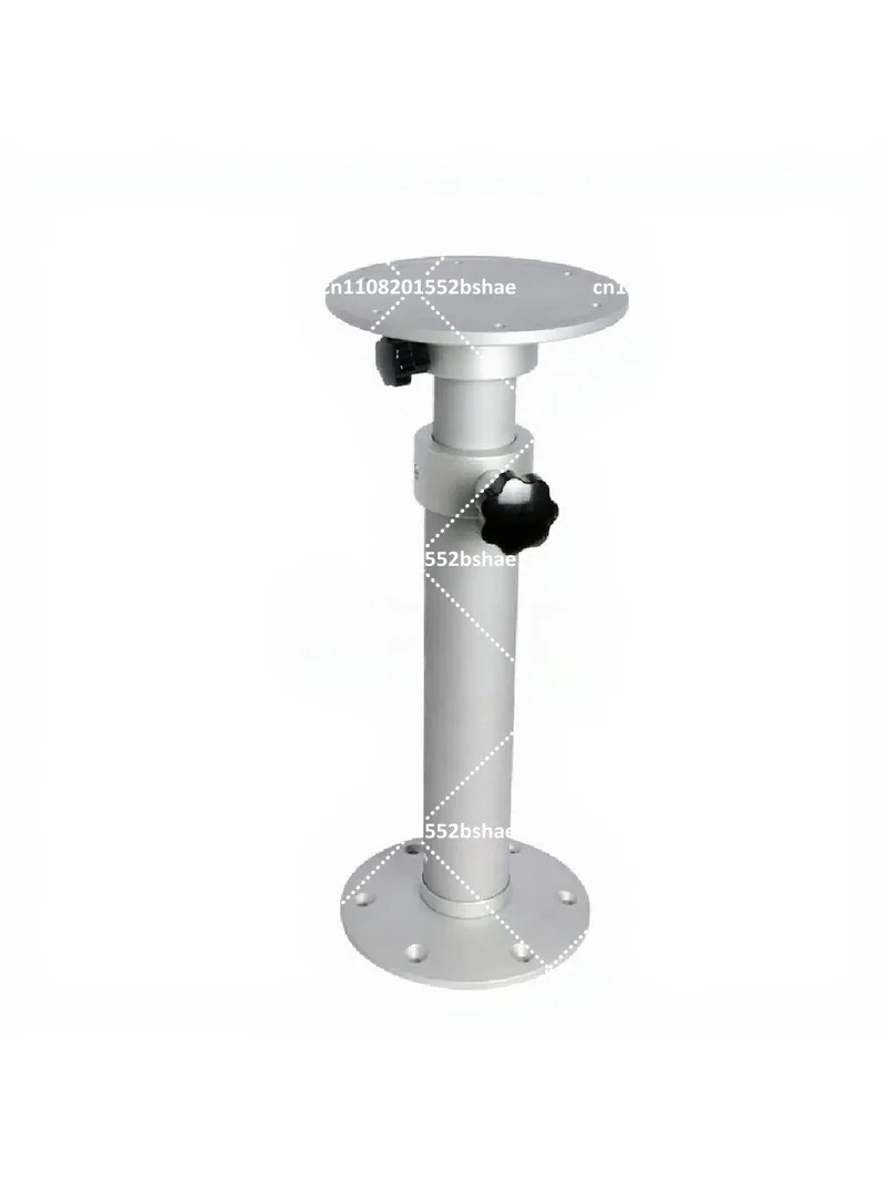 Adjustable Table Pedestal 450-690mm Detachable Stand Base Mount Frame Aluminum Alloy Kit for RV Boat Yacht