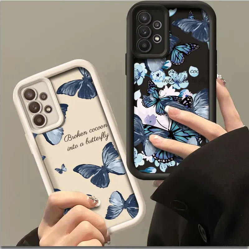 Butterfly Fasion Case for POCO F5 M3 X3 X4 X5 GT Pro for Xiaomi 11 LITE 5G NE All-inclusive Anti-drop Soft Cover Coupe