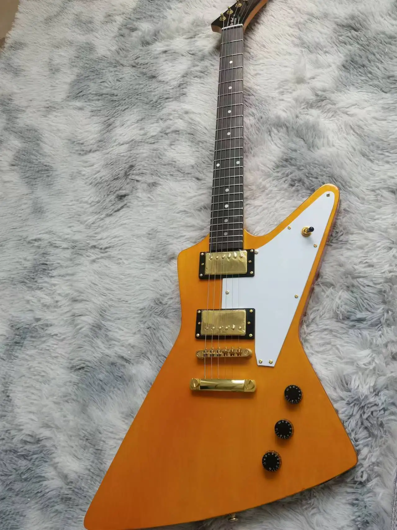 1958 Yellow Explorer Limited Edition electric guitar