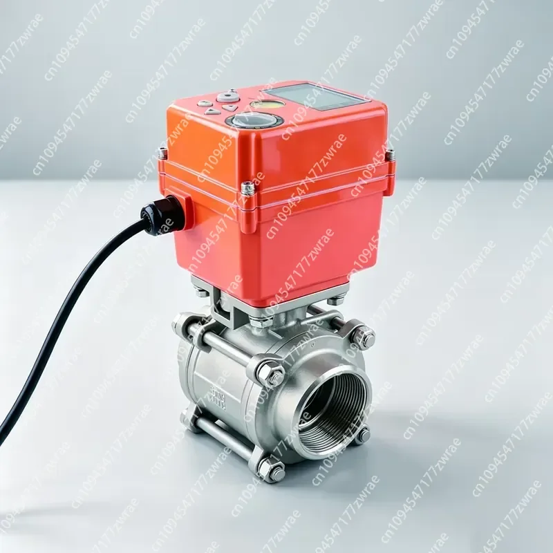 PM-10K On/Off 304 Stainless Steel Female Thread Electric Ball Valve 50Nm Dry Contact Refrigeration Parts