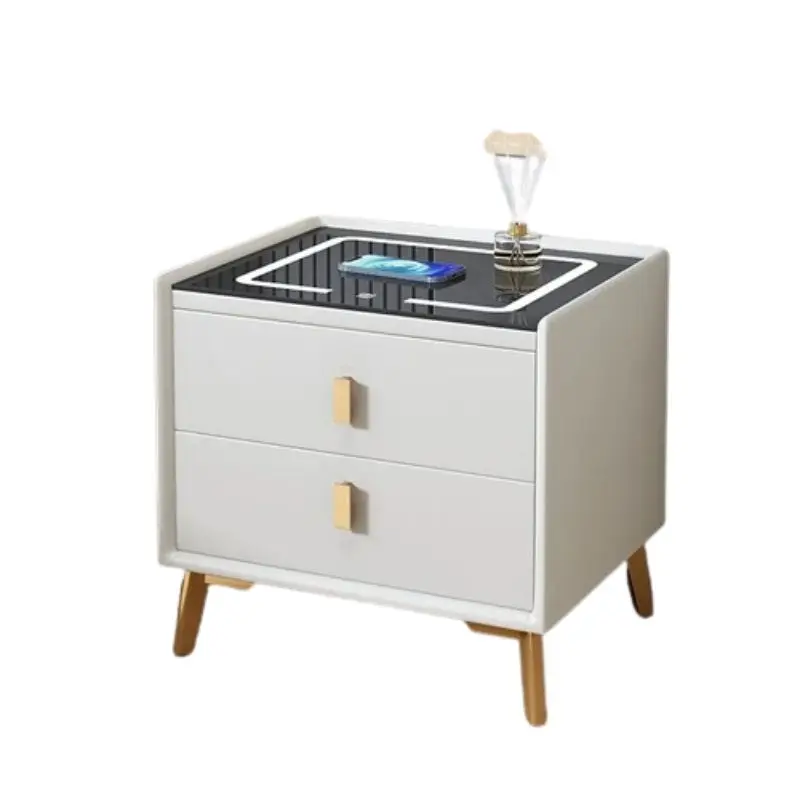 Smart Night Tables Charging Comfortable Wooden Bedside Table Storage Multifunctional Muebles Dormitorio Luxury Furniture
