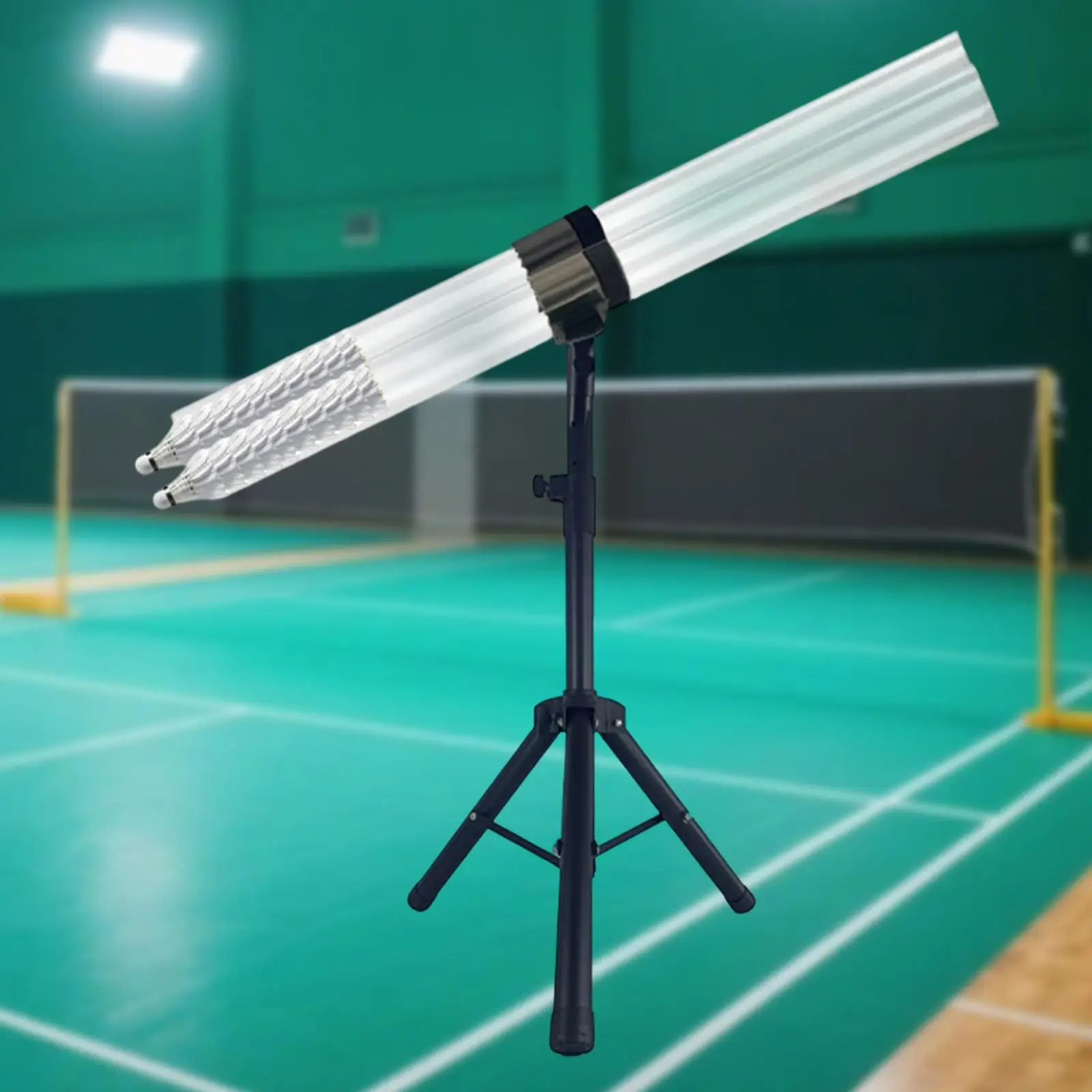 Badminton Training Feeder Equipment, Reusable Versatile Portable Supplies, Training Aid Shuttlecock Feeder Tube, Large Capacity
