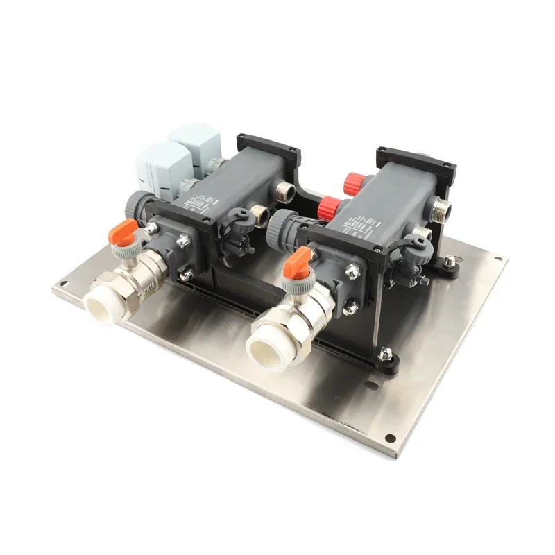 Source manufacturers sell water and floor heating manifolds for HVAC systems with dedicated electric shut-off valves