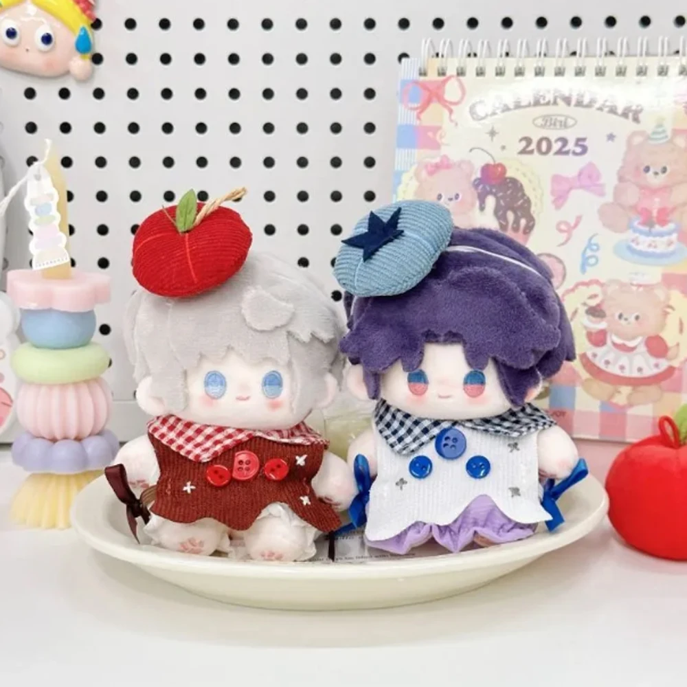 

Fruit Cake 10cm Cotton Doll Clothes Blueberry Suit 10cm Doll Clothes Outfit Super Cute Lovely Doll Dress Up Clothes Set