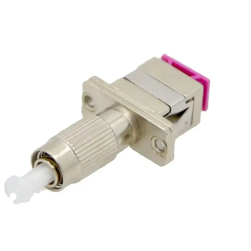 1PCS New Fiber Optic Adapter Connector SC Female-FC Male Fiber SM9/125 Multimode OM1,2,3 ,4 Flange Coupler Best Price Wholesale