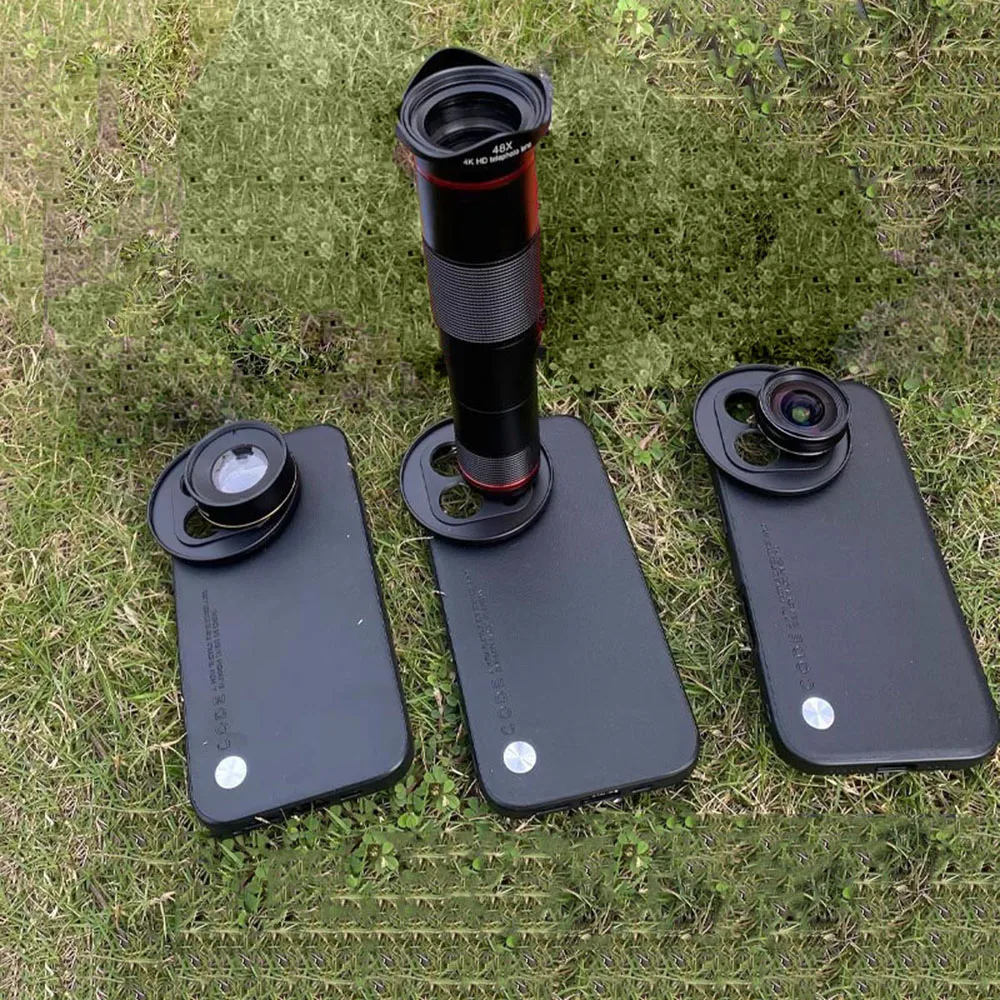 17MM Thread Phone Case for Iphone 16 15 Pro Max 58MM Thread Interface Filter Ring Adapter Phone Case For Phone Lens CPL Filter