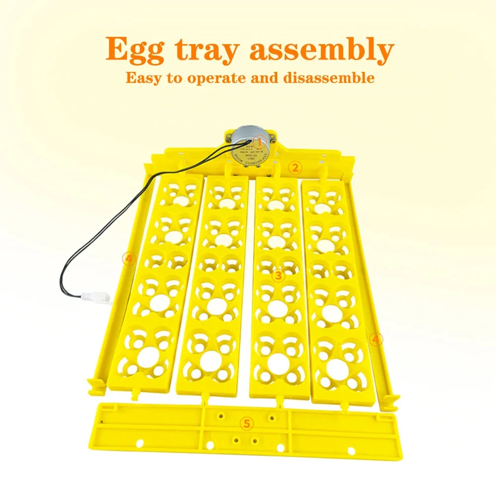 16 Eggs Turner Tray Automatic Egg Incubator Tray Egg Turner Turning Tray for Goose Duck Quail Birds Chicken