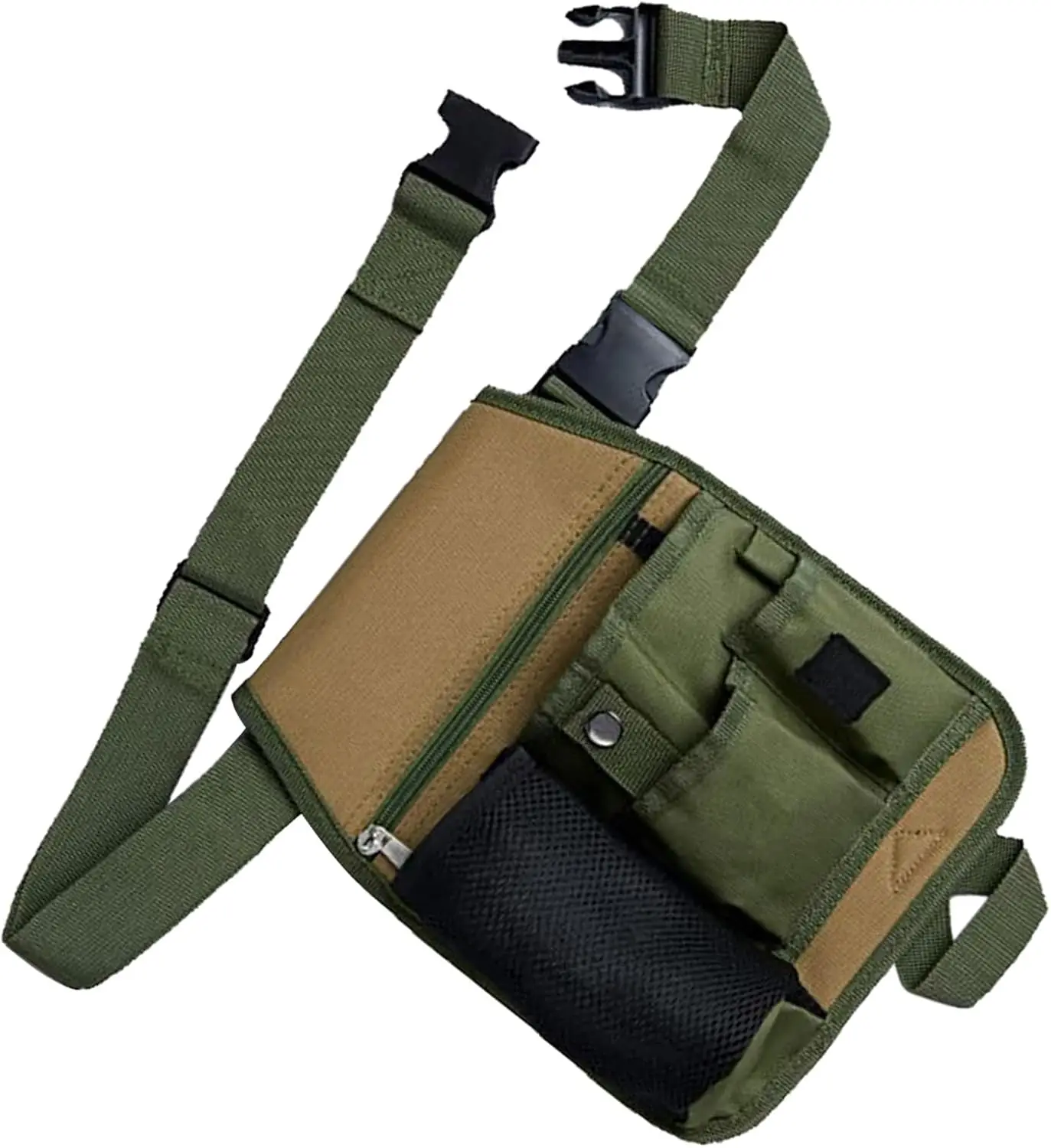 

Multi Pocket Garden Tool Organizers With Large Zippered Compartment Bag For Hand Tool And Accessories