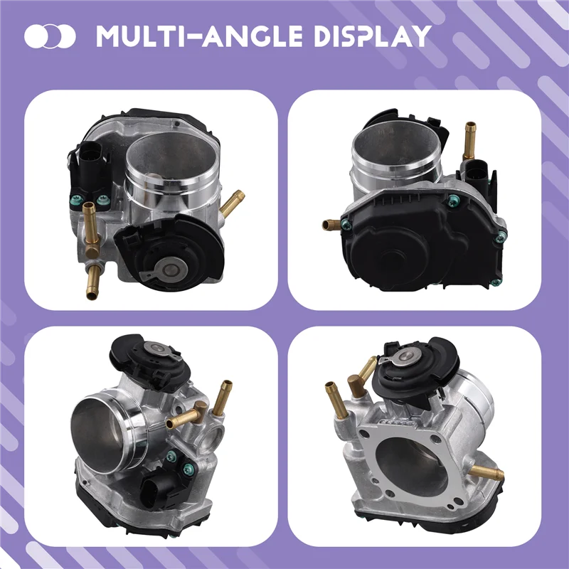 Automatische Drosselklappengehäusebaugruppe 06A 133064 J & 408-237-111-012Z für A3 und VW Bora 1.6-A61E
