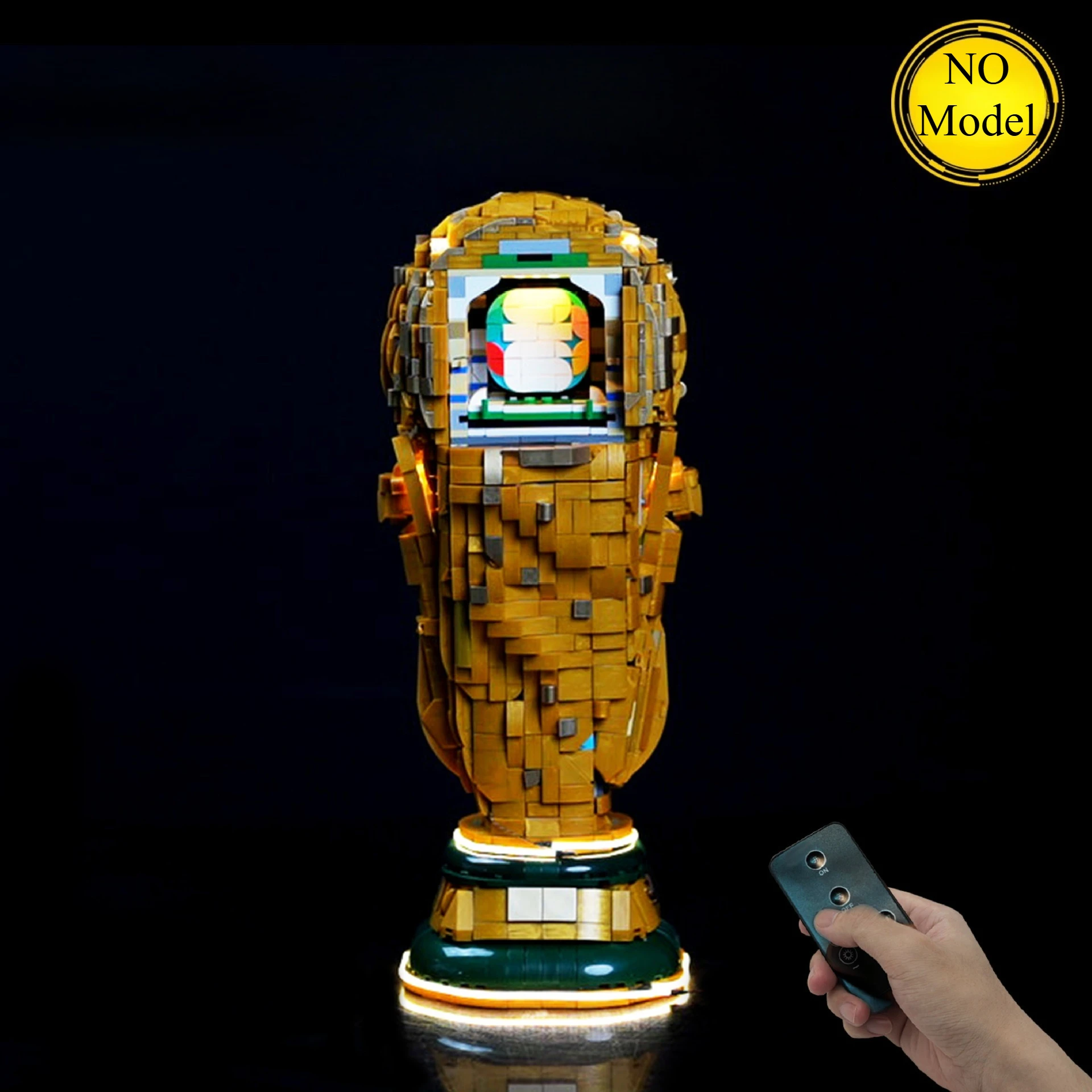 Juego de Luces LED Compatible con el Trofeo Oficial de la FIFA World Cup de LEGO 43020, Bloques de Construcción