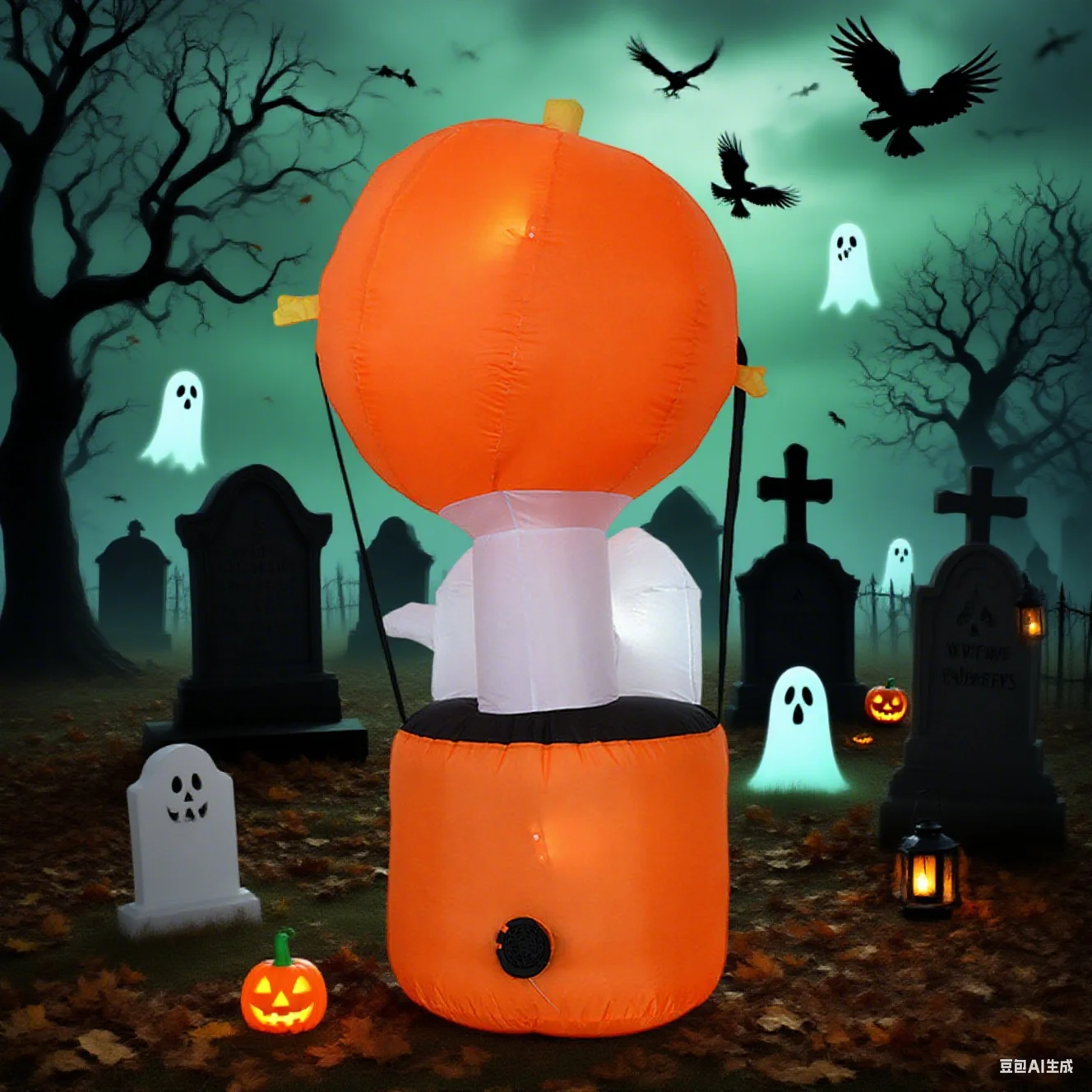 1.8M Halloween Inflatable Pump - Led Balloon Light review and price