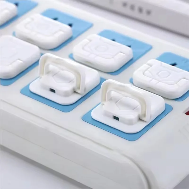 1Pcs/3Pcs/5Pcs/10Pcs/20Pcs  Outlet Covers Baby Proofing Safety -Child Secure Electric Plug Protectors With Hidden Handle Square