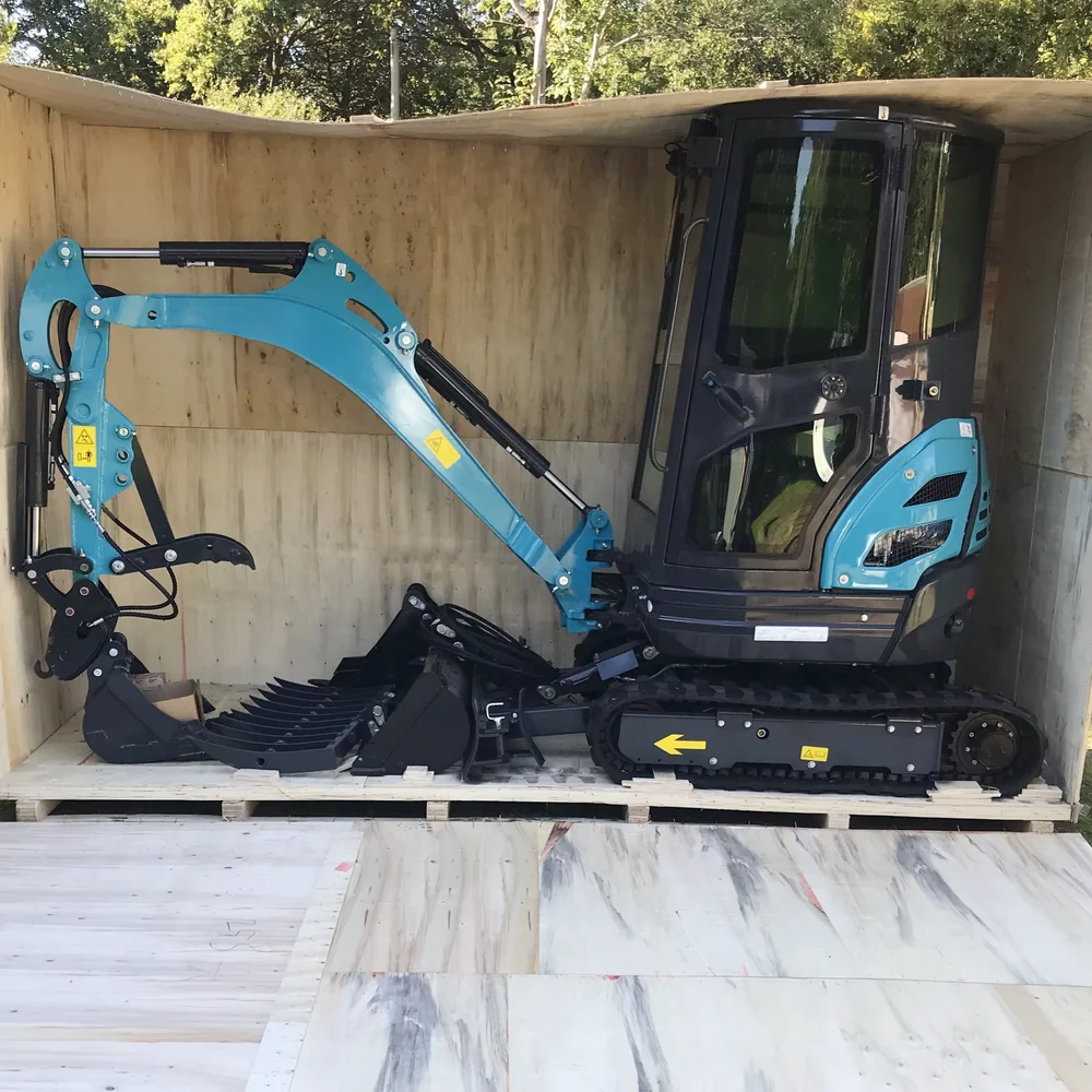 Customized Mini Excavator 2 Ton 2.5t 3 Ton with Luxury Enclosed Cab Kubota Engine Crawler Digger for Civil Engineering