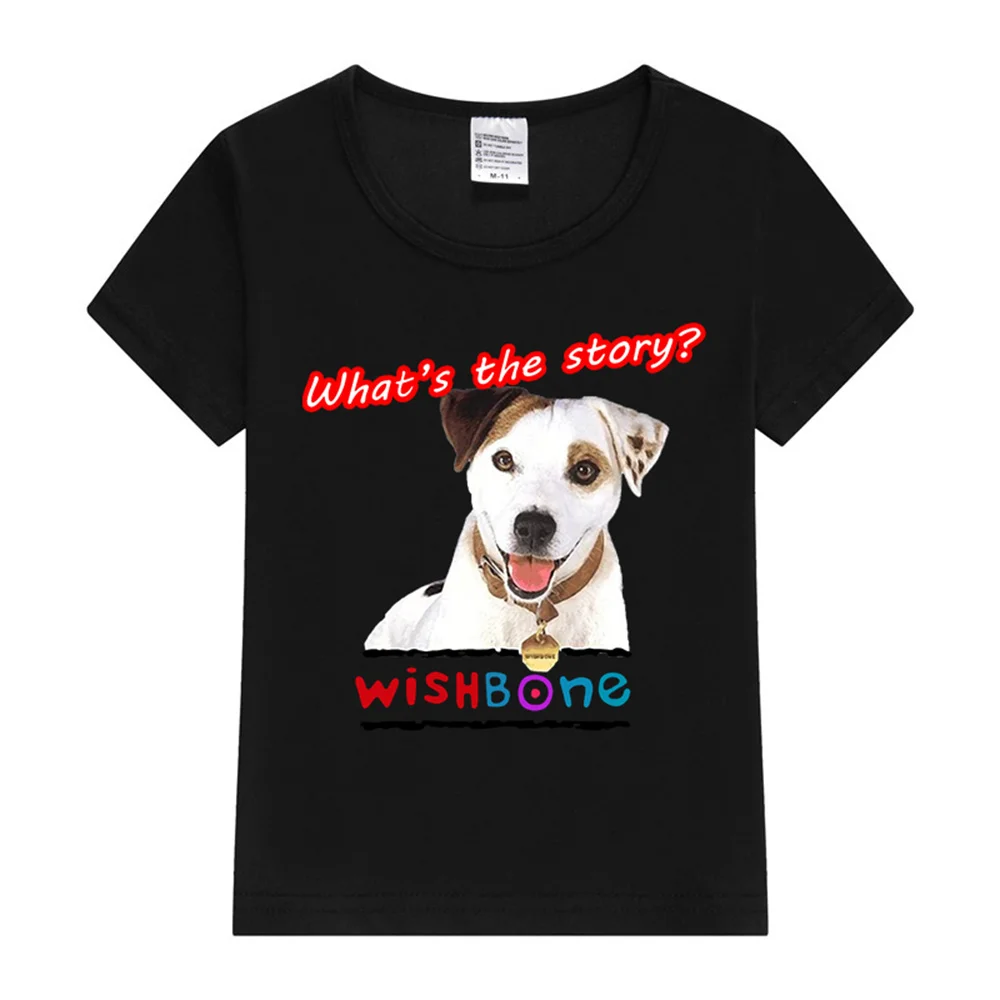 

Whats the story Wishbone Tribute Kids T-Shirt New Children's T-shirt Cute Multiple Colors T-shirt Short Sleeve Boy Girl Clothing