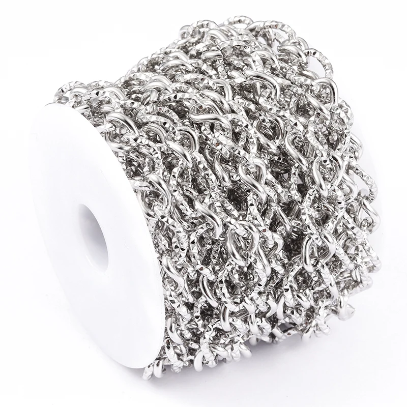 1Meter Stainless Steel Fashion decoration Chain For Jewelry Making Supplies DIY Necklace Bracelet Charms Findings Accessorie