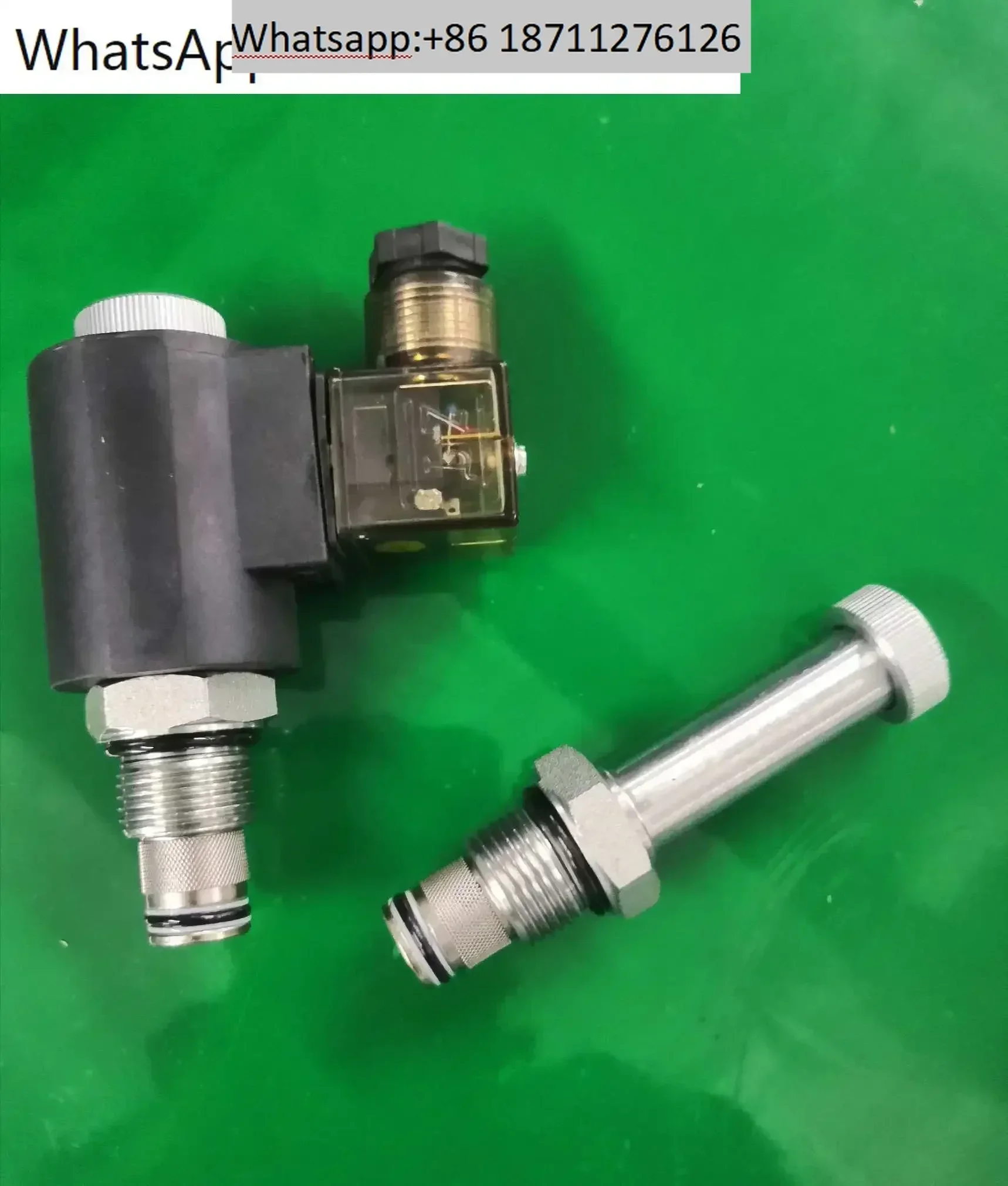 DHF10-228 SV10-28 Bidirectional Check Solenoid Valve Threaded Cartridge Valve Power Unit Hydraulic Station Accessories
