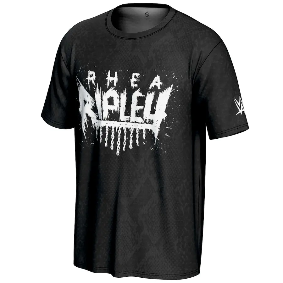 

Men's Black Rhea Ripley Snakeskin T-Shirt Is Simple Stylish Loose Sweat Absorbing And Breathable Suitable For Outdoor Sports