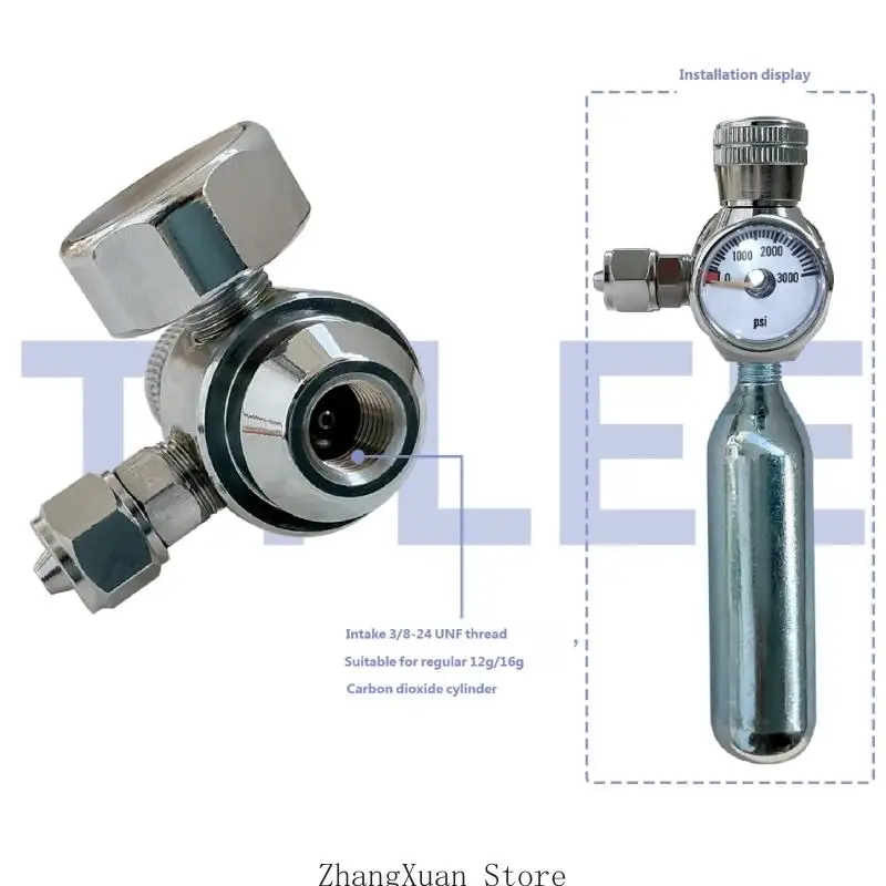 Haltbarkeit CO2-Durchflussregler, Regler für Aquarien-Setups, Außenbereich, 3 x – Detail 5