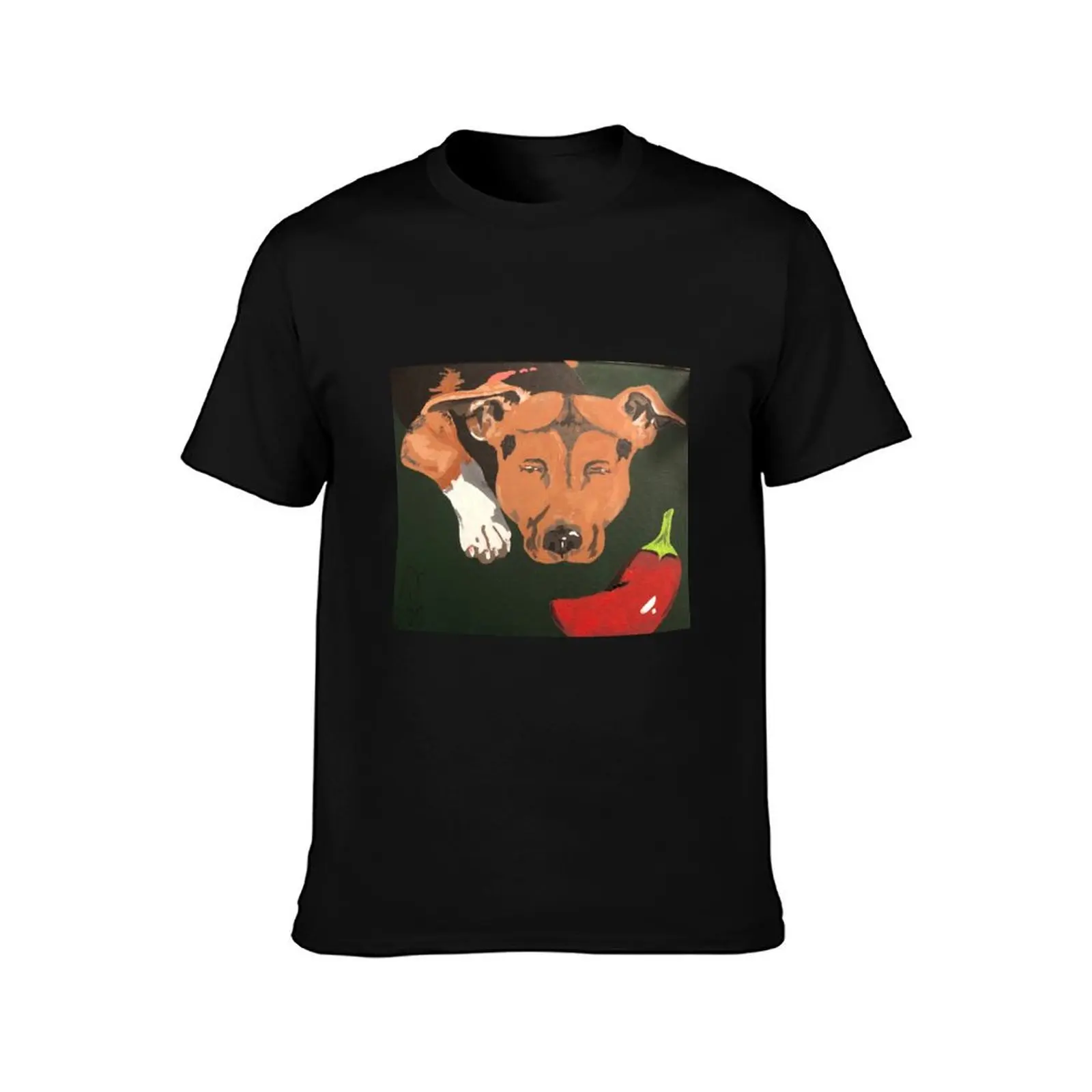 The Spicy Chilli T-Shirt Summer Casual Cotton Tee Oversized Streetwear Tops Vintage Graphic Print Loose Fit Short Sleeve