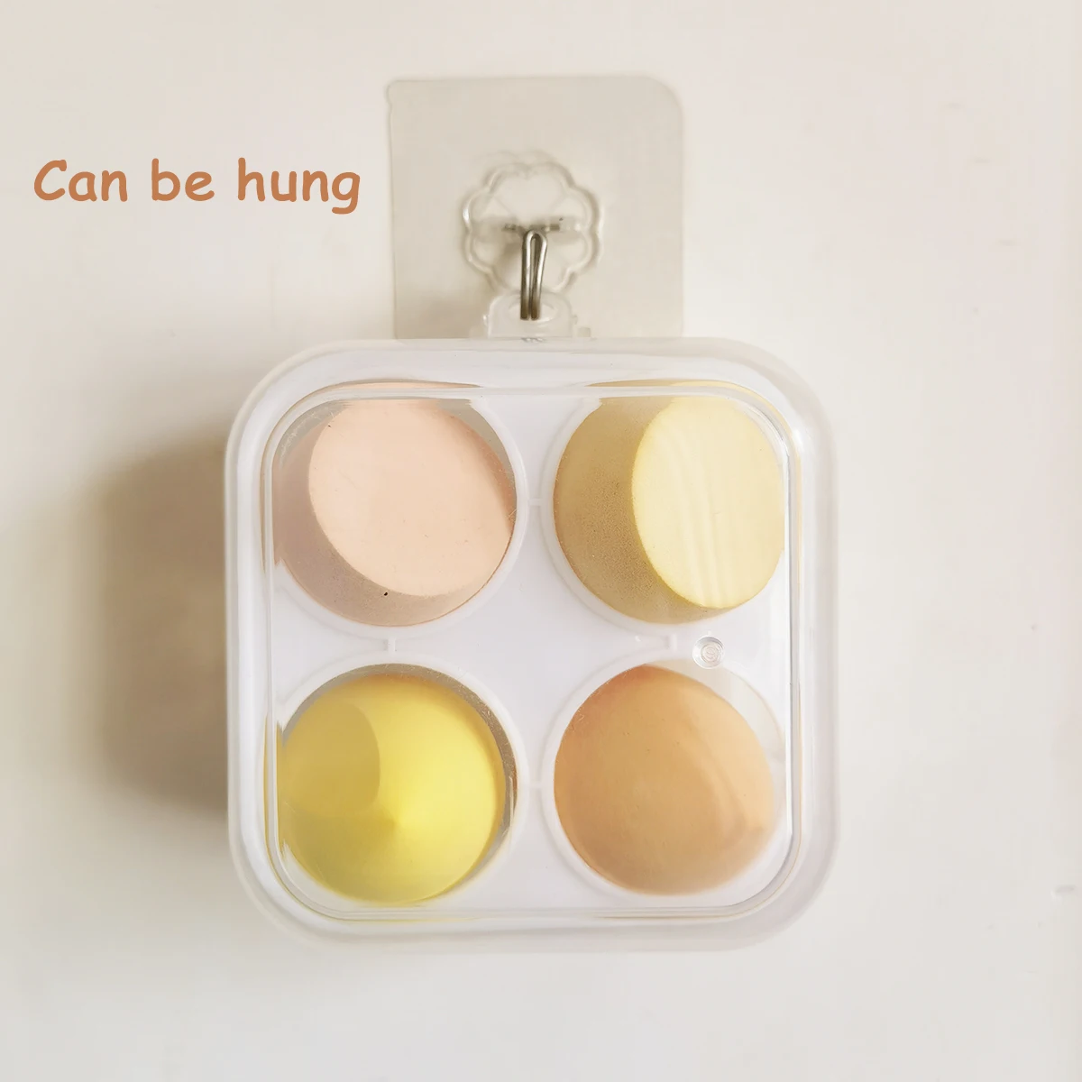 4개입 뷰티 블렌더 메이크업 스펀지 세트 |   부드러운 라텍스 프리 파운데이션 & 파우더 퍼프 |   완벽한 블렌딩, 피부 친화적, 세탁 가능