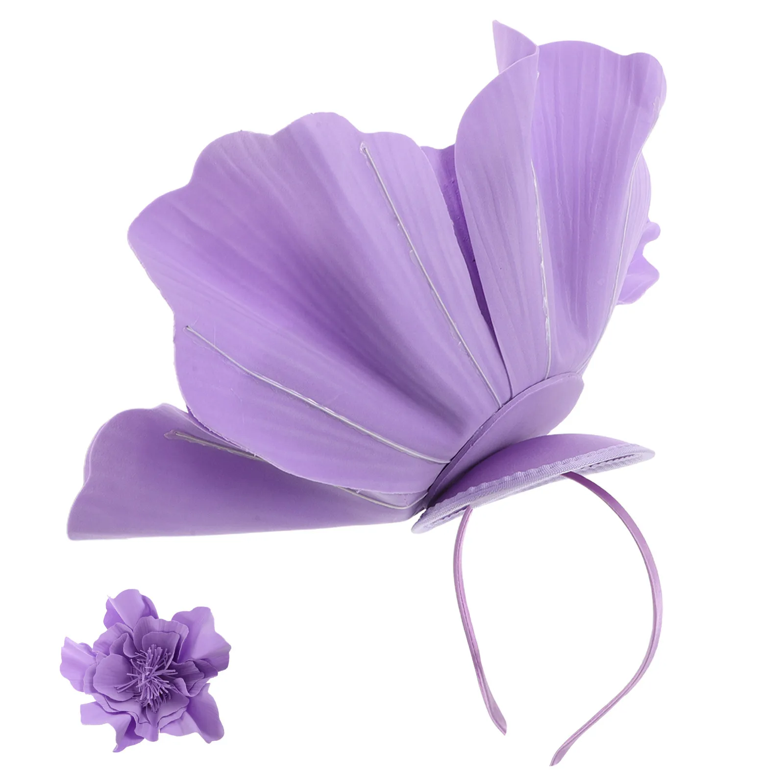 

Elegant Flower Fascinator for Women Lightweight Artificial Floral Headband Stylish Statement Piece for Wedding Festival Carnival