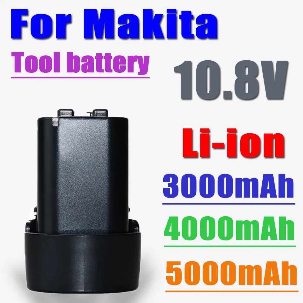 BL1013 For Makita 3.0/4.0/5.0Ah 10.8V Li- ion rechargeable battery replacement Power Tools BL1014 TD090D DF030D DF330D MUS052