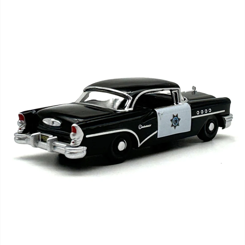 1:87 Scale Diecast Alloy Buick Century 1955 Toys Police Cars Model Classics Adult Collectible Souvenir Gifts Static Display