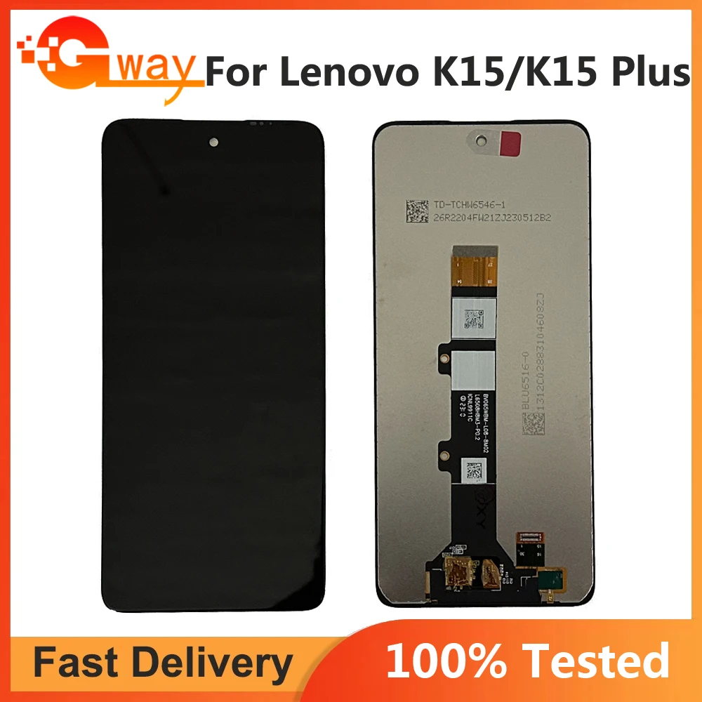 

Tested For Lenovo K15 Plus LCD Display Touch Screen Panel Digitizer Assembly For Lenovo K15Plus Screen Lenovo k15 LCD Sensor