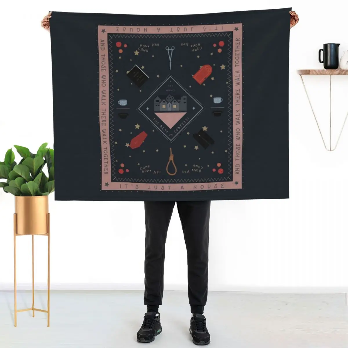 the haunting of hill house Throw Blanket Decorative Sofa Soft Big Thermal Winter beds Decorative Throw Bed covers Blankets