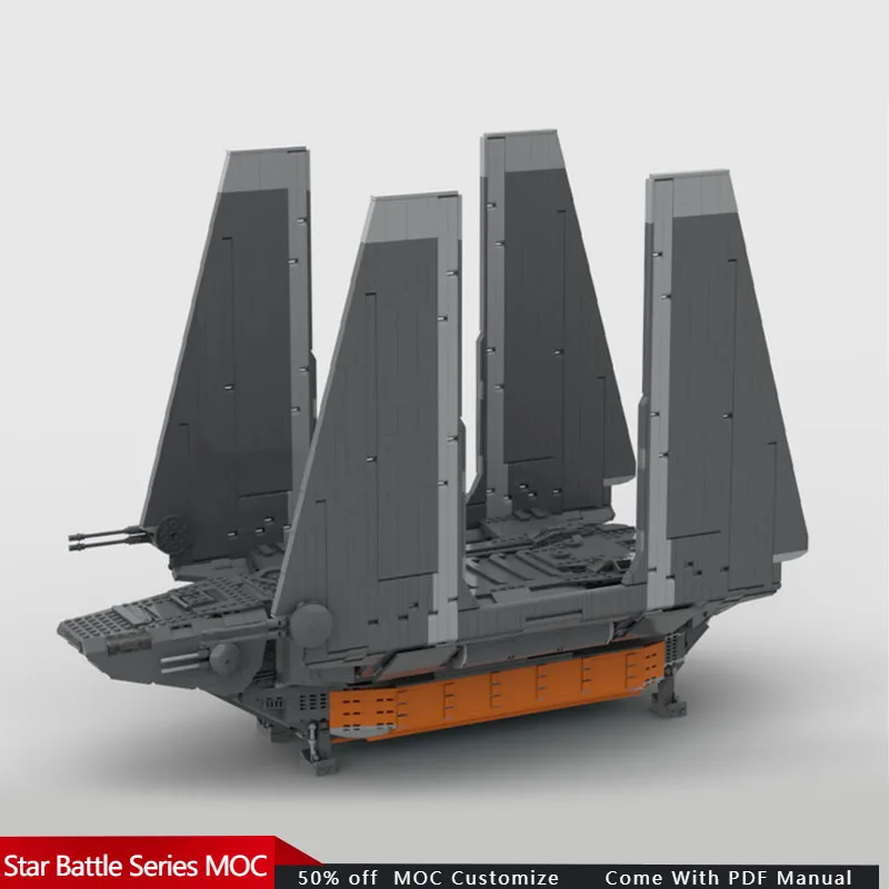 4481 PCS Space War Zeta-class Heavy Cargo Shuttle MOC Customize Modular Building Block Technology Popular DIY Assembly Toy Gift