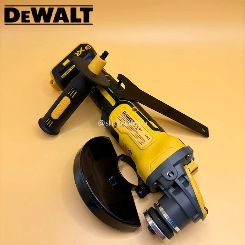 DEWALT زاوية طاحونة DCG409 20 فولت اللاسلكي فرش أداة السلطة آلة قطع 125 مللي متر قابلة للشحن المحمولة الملمع (لا بطارية)