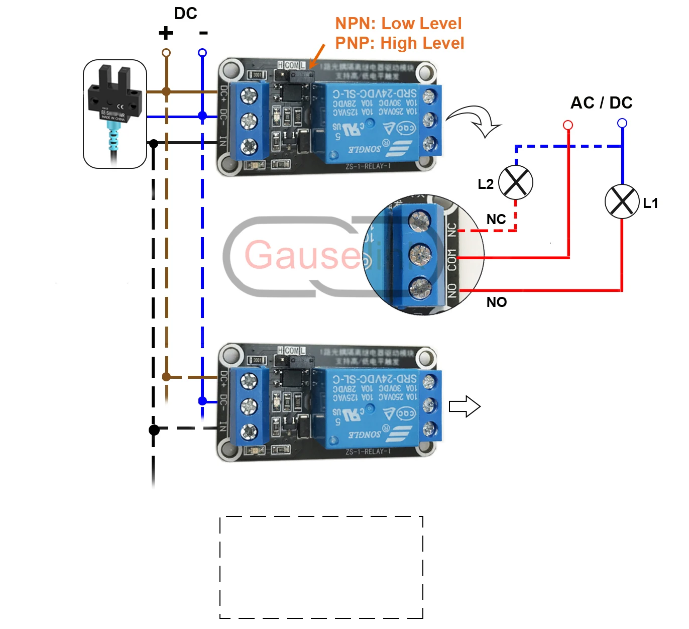 U-Förmigen Schlitz Lichtschranke EE-SX67 Serie SX 670 671 672 673 674 675 676 677 Induktion Grenze Sensor NPN PNP NO NC 5V-24V – Detail 13