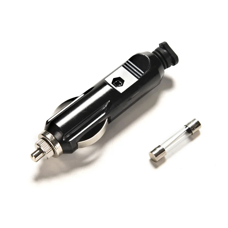 

12/24V Car Cigarette Socket Adapter - 15A Fuse Holder with Durable, Temperature-Resistant Material