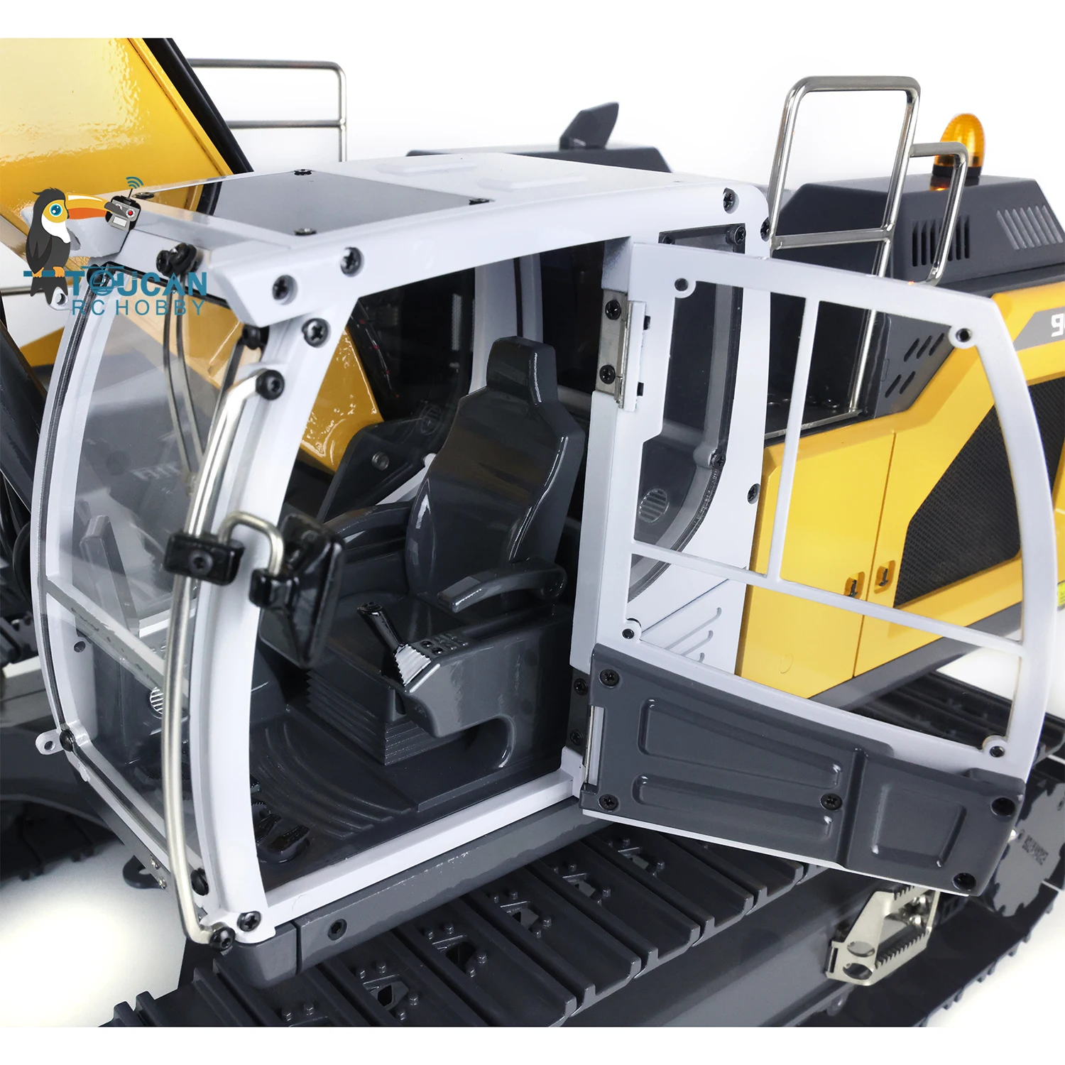 

1/14 Hydraulic RC Excavator Ready To Run 945 Remote Control Construction Vehicle I6s Radio LED RC Model for Adults