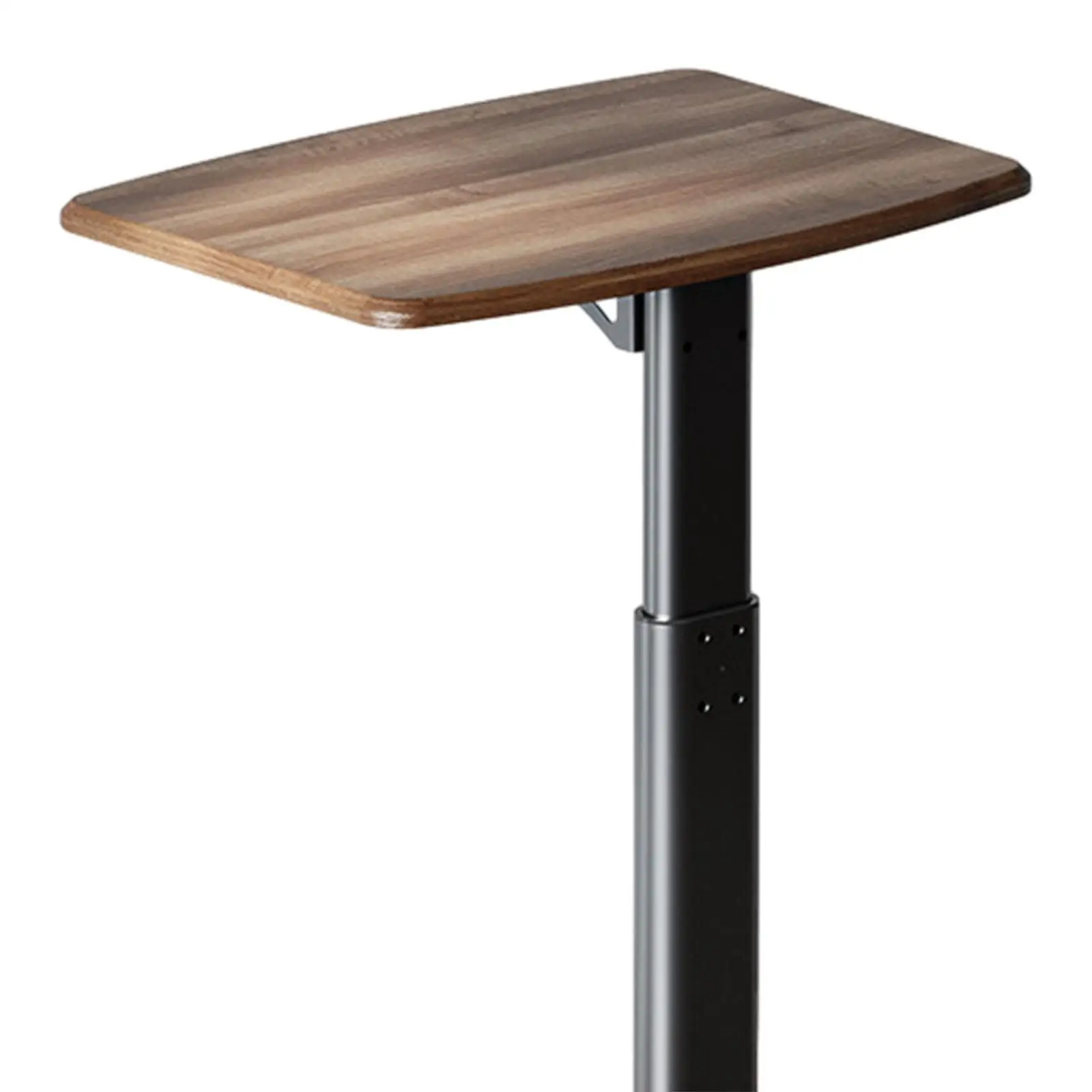 Sofa Tray Table Side Table End Table Removable Table Wooden with Metal Frame Overbed Table Storage Shelf Living Room TV Tray