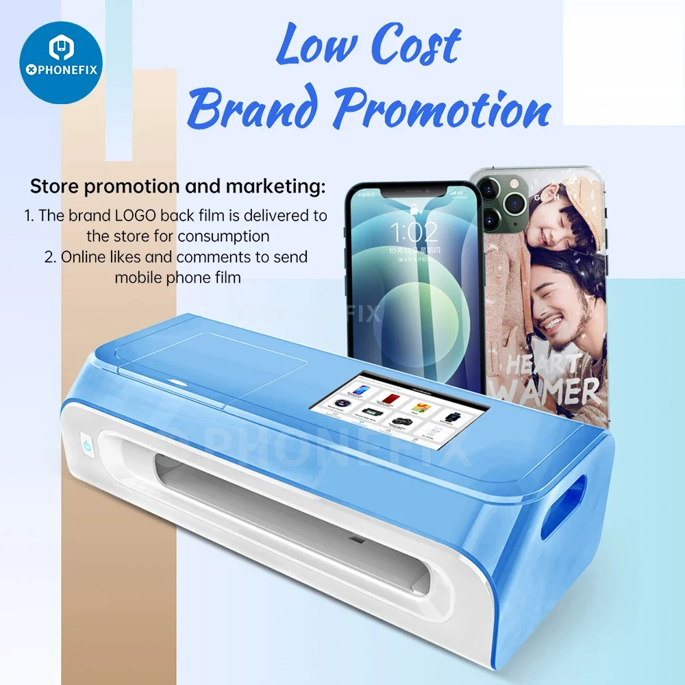 E210 Mini Unlimited Cuts Hydrogel Film Curved Screen Cutting Machine DIY Phone Screen Protector Unlocked Cutter Precise Cutting