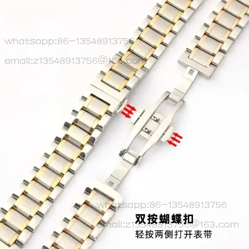 

Подходит для старых часов марки Shanghai с металлическим ремешком, аксессуары X629/X733/DR0161, застежка-бабочка.