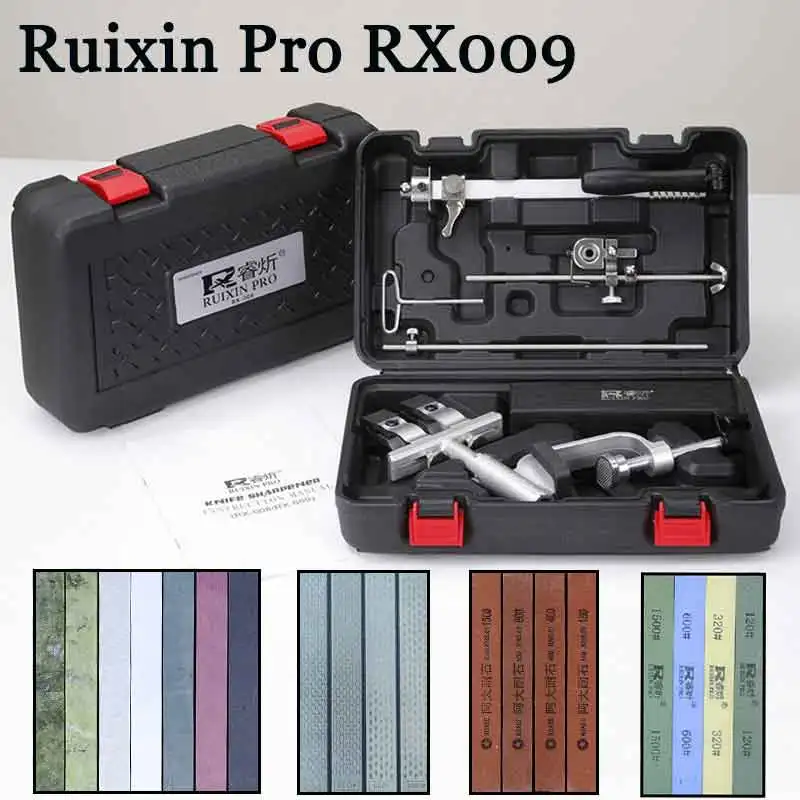 2023 New Upgraded Version Ruixin Pro RX009 Aluminium Alloy Knife Sharpener System 360 Degree Flip Constant Angle Grinding Tools