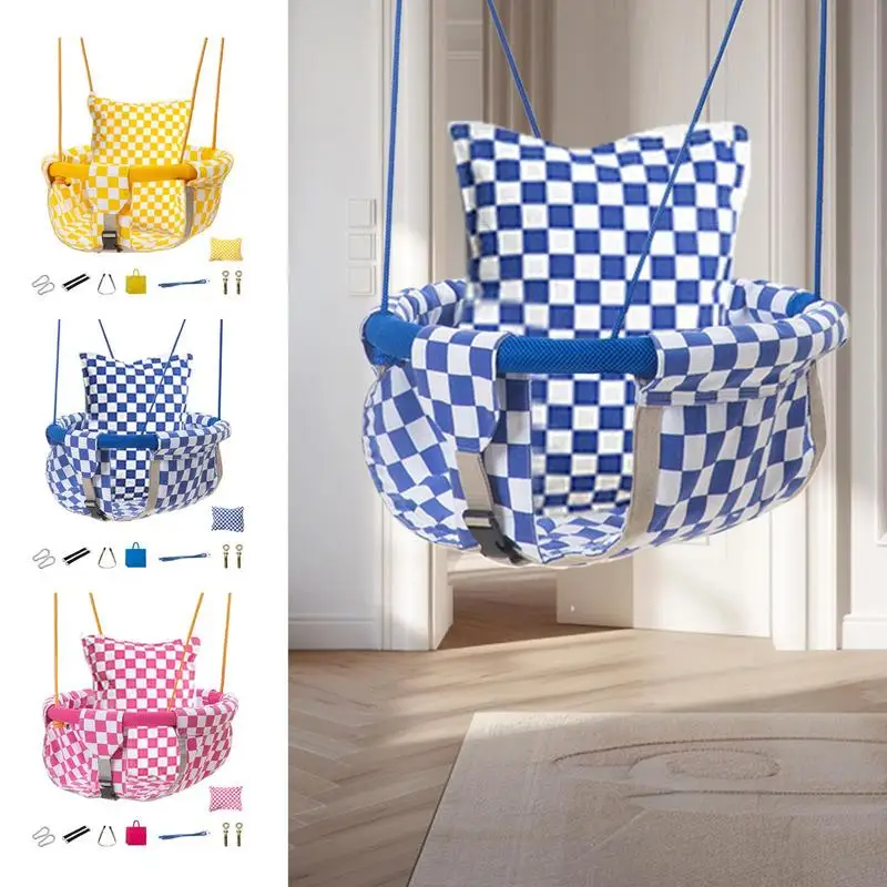 Kids Swing Funny Playground Swing Toddler Indoor Outdoor Set Backyard Swingset Playground Accessories