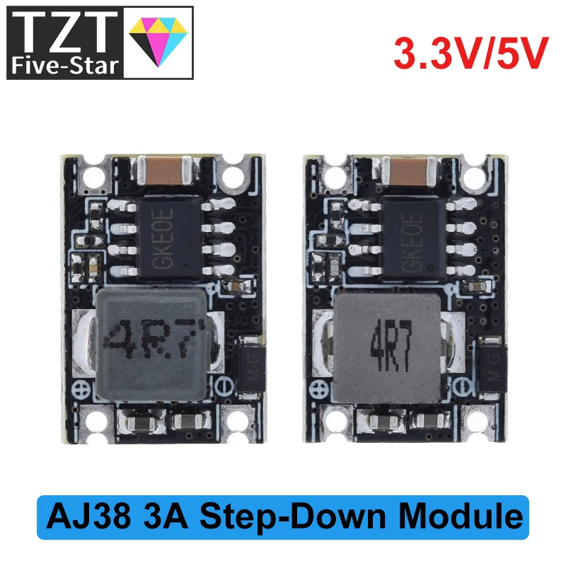 CN3903 3A Mini DC-DC Buck Step Down Converter Board 5V-30V to 3.3V 5V Voltage Regulator PULAR PCB Board Power Buck Module