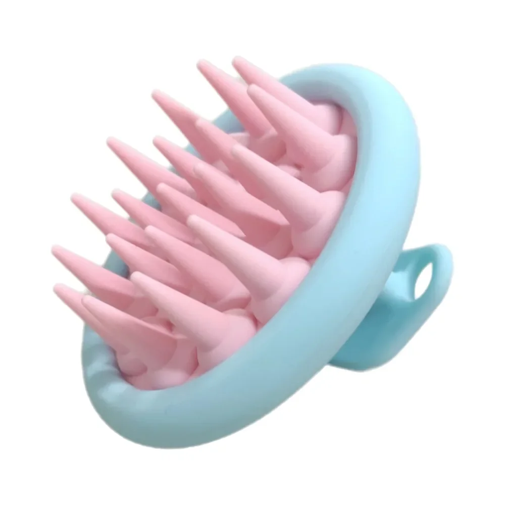 Silicone Shampoo Brush Hair Massager body scrubber Head Scalp Massage Comb Body Massage scrubber Bath Salon Hairdressing Tools