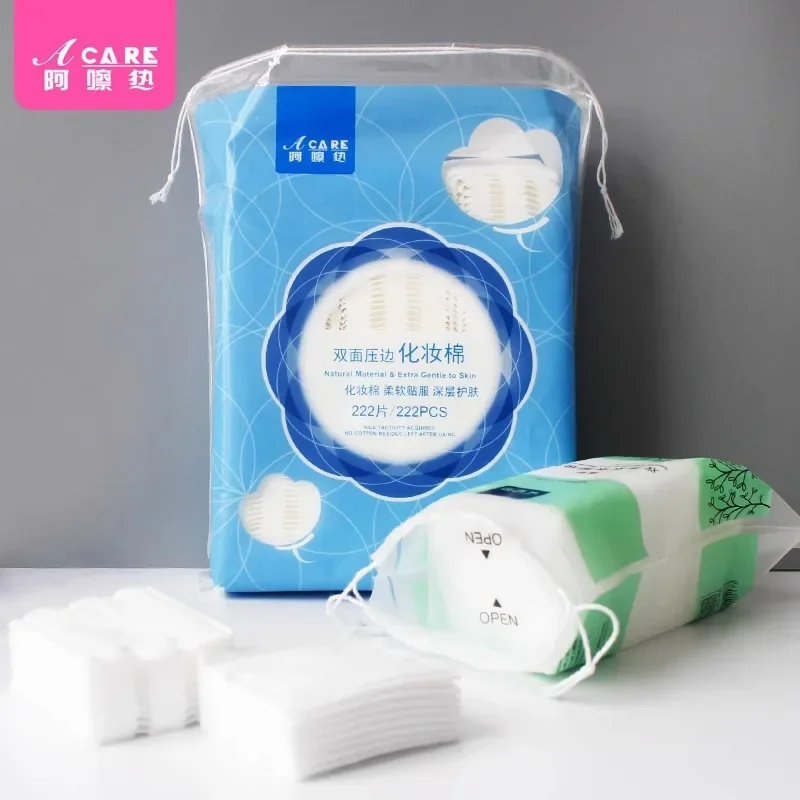 

DX01/Cotton puff/B1PQ4-Easy-to-Use Double-Sided Edge Pressing Facial Wipe Mesh Double-Effect Gentle Cleansing Tool Hand