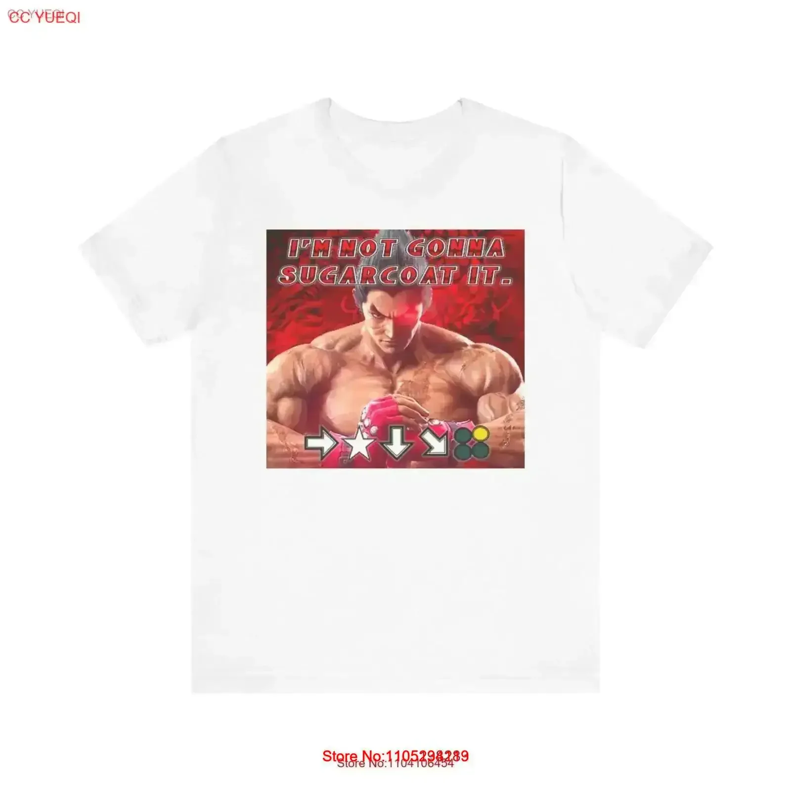 Tekken Meme T Shirt I'm Not Gonna Sugar Coat It Kazuya Mashima Electric Fit vintage Washed Breathable Stylish streetwear