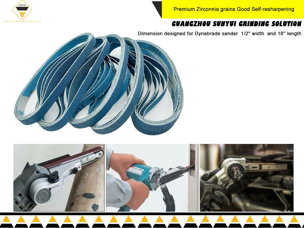 30pcs Sanding Belts Abrasive Bands For 13x457mm Sanders profile Sanders Belt Sander Dynabrade Tools  Metal Polishing