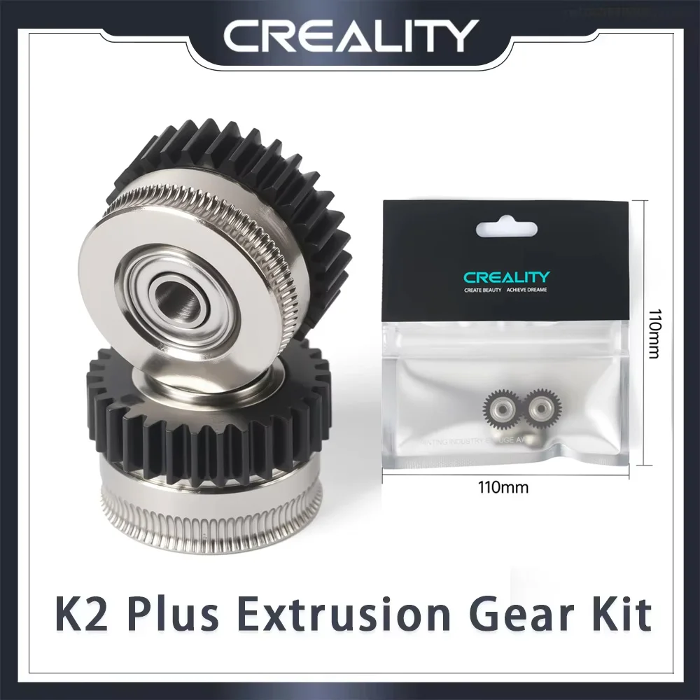 

Комплект экструзионных шестерен Creality K2 Plus, оригинальный комплект экструзионных шестерен_16×16×9_2 для K2 Plus, запасные части для 3D-принтера, аксессуары