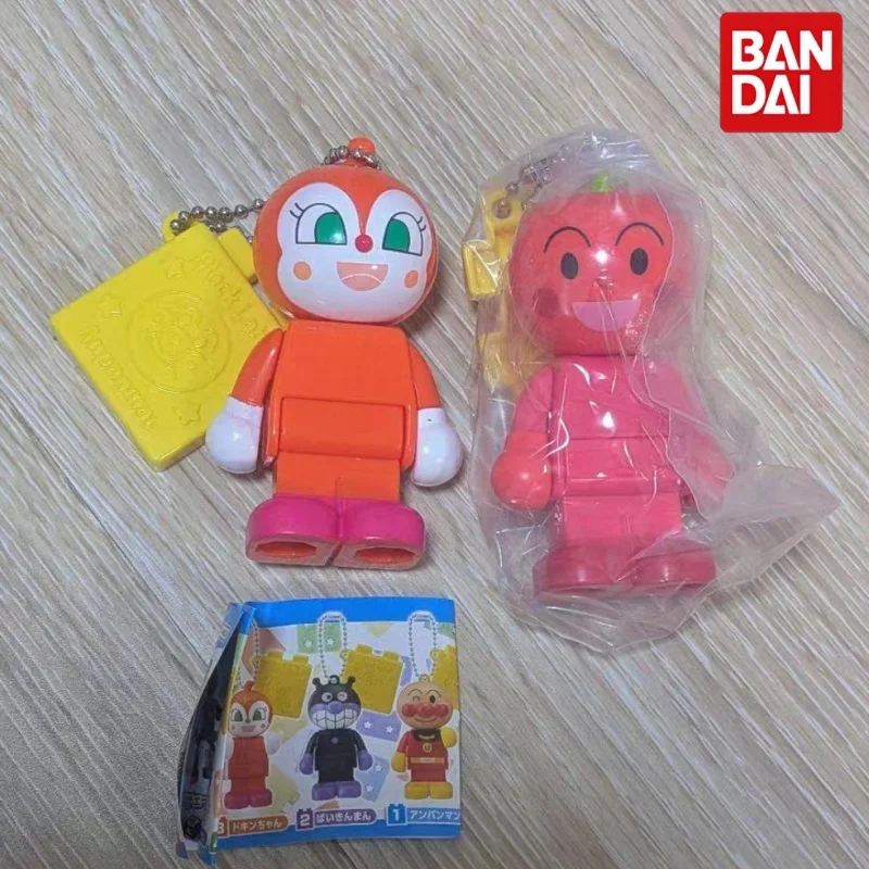 

Bandai Gashapon Block Labo Building Block Figure Keychain Anpanman Series 15 Collectible Pendant Decorative Collecting gifts
