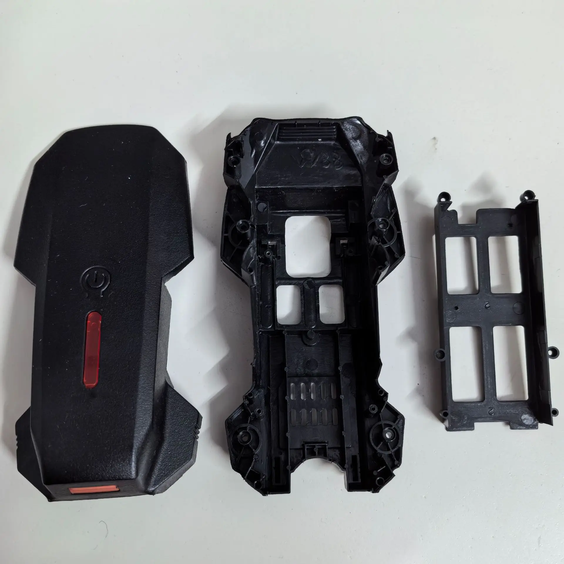 Dron plegable E88 HD para fotografía aérea, Avión RC E88 de cuatro ejes, carcasa del cuerpo principal, Kit de accesorios de cubierta superior e inferior